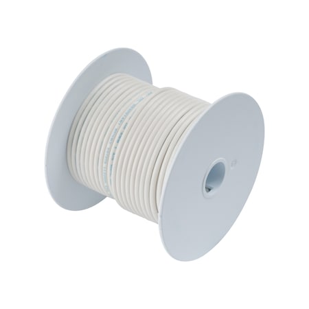 Ancor Primary Wire, Marine, 12 AWG, 1C C, White, Vinyl, Stranded, 600V, 100 ft. 106910